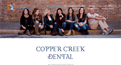 Desktop Screenshot of coppercreekdental.org