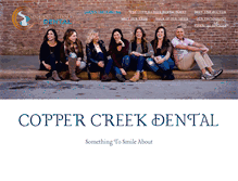 Tablet Screenshot of coppercreekdental.org